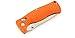 Ganzo G720-OR Tactical Pocket Folding Knife 440C Stainless Steel Blade G10 Anti-Slip Handle with Clip Fishing Hunting Outdoor Folder EDC Pocket Knife (Orange)