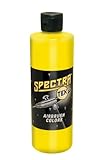 Badger Air-Brush Company Spectra-Tex Airbrush Ready Water Based Acrylic Paint, Transparent Brilliant Yellow, 4 -Ounce