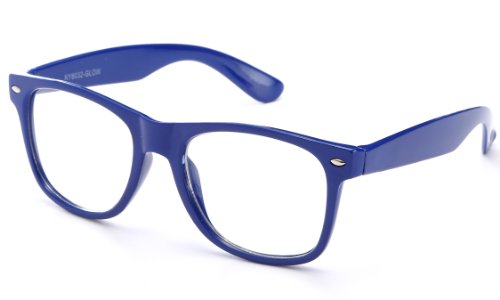 Clear Lens Fashion Fun Nerd Cosplay Geek Colors Rainbow Multi Color BUY 3 GET 50% OFF!