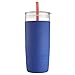 Bubba Capri Straw Tumbler with Silicone Sleeve, 32 oz, Blue