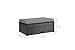 4 Pieces L Shaped Outdoor Furniture Patio Sectional Wicker Rattan Garden Corner Sofa Couch Set, Full, Black