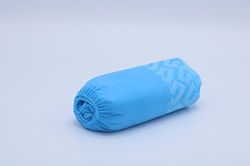 Premium Disposable Blue Boot & Shoe Covers Booties For Movers Hygienic Medical Floor Protection Non-Slip Durable Water Resistant Recyclable 100-Pack (Large Size Fits Most)