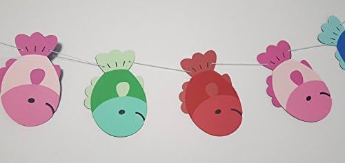 Hanging fish banner decorative garland