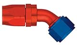 Aeroquip FCM4023 Aluminum -08AN 45-Degree Elbow Fitting
