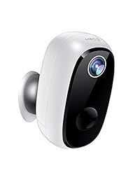 Wireless Battery Powered Camera, MECO 1080P Rechargeable Home Security System, Night Vision, Indoor Outdoor WiFi Camera with Motion Detection, 2-Way Audio Talk, IP65 Waterproof, 2.4GHz WiFi