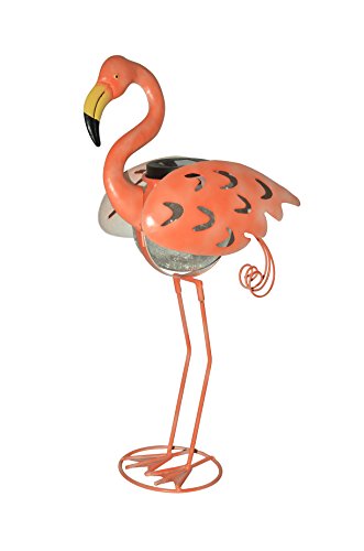 Moonrays 92524 Solar Powered Flamingo Garden Accent White LED Light