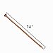 YYaaloa Pack of 18 Sizes 36 set 13.8'' (36cm) Straight Bamboo Knitting Needles Set Kit, 2.0MM-10.0MM (36cm)
