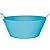 Grasslands Road Caribbean Blue Plastic Party Drink Chiller Tub with Handles