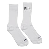 Vetements White Color Composition Streetwear Sport Cotton Socks