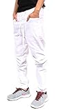 Victorious NEW Colors Mens Twill Jogger Pants (M, White)