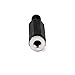 uxcell 8pcs Plastic Head 3.5mm Audio Stereo Female Jack Adapter Coaxial Connector Convertor