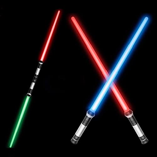 TWODNBD Light Up Saber, Telescopic Extendable