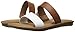 Skechers Cali Women's Indulge 2-Horizons Flip Flop,Brown/White,5 UK/8 M US