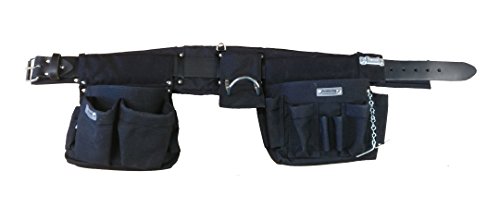 Boulder Bag Electrician Belt Comfort Combo w/Metal Buckle - Black/Black (Small)