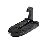 1byhome Car Door Step Vehicle Doorstep Folding Ladder Foot Pegs Easy Access to Car Rooftop with Safety Hammer for Jeep Car SUV
