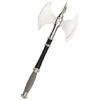 BladesUSA HK-079A Fantasy Medievel Battle Axe with Display Plaque, 21-Inch Length