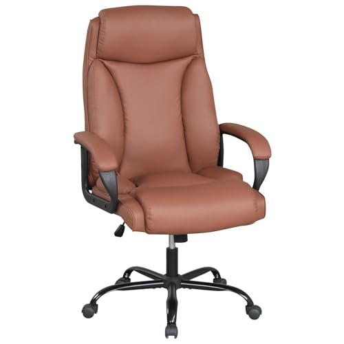 Giantex Executive Office Chair, High Back Ergonomic Home Desk Chair w/Headrest,…