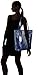 Borgasets New Lady's Genuine Leather Casual Vinatge Top Handle Tote Shoulder Bag Satchel Purse Handbag for Women (Blue-2)