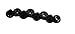 1911 Grip Screws & Bushings, Hex, Black, Thin