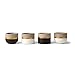 Mkono 3 Inch Mini Concrete Succulent Pots, 4 Pack Cement Cactus Planters Small Clay Indoor Herb Window Box Container (Plants NOT Included)