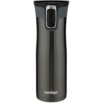 Contigo AUTOSEAL West Loop Vaccuum-Insulated Stainless Steel Travel Mug, 20 oz, Black