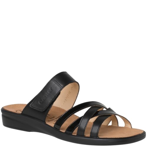 Ganter Schwarze Sonnica Klett-Pantolette
