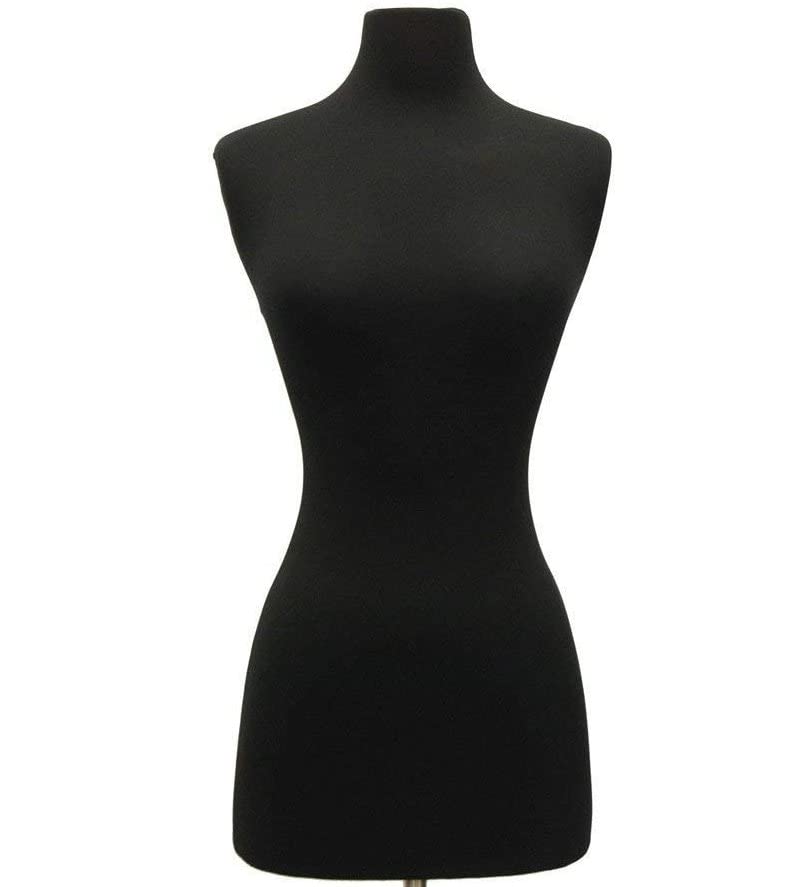 View 1 of (Jf-f6/8BK+BS-02BKX+BS-04) ROXYDISPLAY Female Body Form Size 6-8 with Two Base