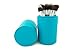 Moonriver Beauty Premium Makeup Brush Case, 9 Inch (Blue)