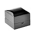 Geff House Black Wood Ring Jewelry Proposal Gift Box