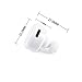 AXGIO Mini Pro Minimal Wireless Earbud Headset with Mic for Apple iPhone 6, 6 Plus, 5S, 5c, 5, 4S and Android Smart Phones - White
