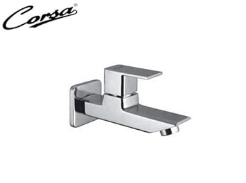 Jaquar Corsa Square F Bib Cock Long Body Nose Tap Single Lever