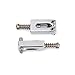 Nuolux Silver Tremolo Bridge Saddles for Electric Guitar 6pcs