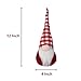 GMOEGEFT Handmade Swedish Gnome Plush, Scandinavian Tomte Santa, Christmas Elf Decoration Holiday Ornaments, 12 Inches, Set of 3(G)