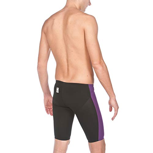 Arena Men's Powerskin Carbon Air Swim Jammer, Plum/Fluo Yellow, 30