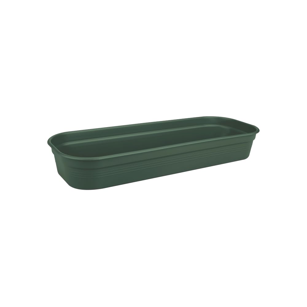 elho Green Basics Grow Tray 51 - Accessory for Indoor, Outdoor, Grow your Own & Accessories - Ø 51.5 x H 7.5 cm - Green/Leaf Green