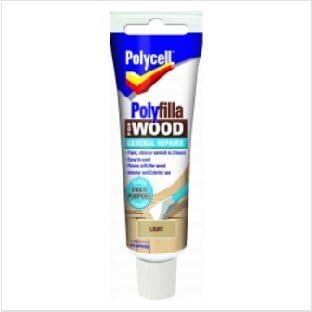 Polycell Polyfilla Wood General Repair Light Tube 75gm