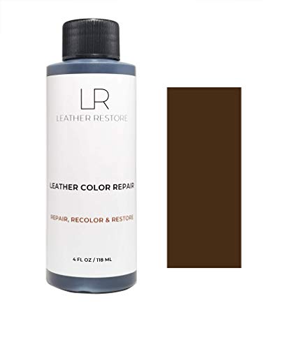 Leather Restore Leather Color Repair, Dark Brown 4 OZ - Repair, Recolor and Restore Couch, Furniture, Auto Interior, Car Seats, Vinyl and Shoes - Thumbnail 2