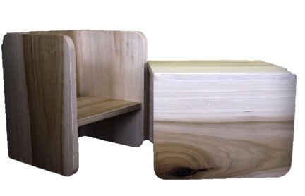 Naturababy Wooden Cube Chair Set 2 Large Cubes Buy Online In Andorra At Andorra Desertcart Com Productid