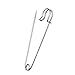 Outus 12 Pieces Extra Large Safety Pins Stainless Steel Heavy Duty Safety Pins, 3 Size (Silver, Bronze and Black)