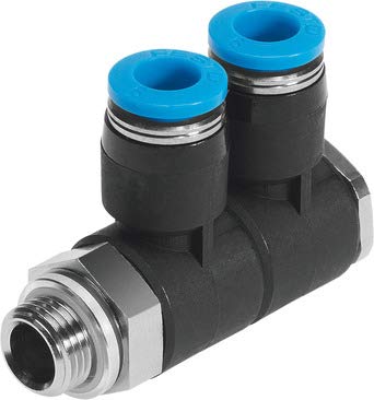 Festo 186224 Model QSLV2-G1/8-6 Multiple Distributor