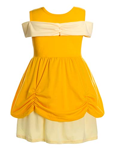 image for Party Chili Princess Belle Costume Dress Up Outfits for Infant Toddler