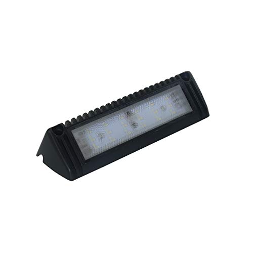 Raycharm LED Flood Dome Light Fixture in 12-28V DC 18W 9 Inches 6000K 18000 Lumen for Trucks, Trailers, RV & UTV Cabin Interior Lighting and Exterior Area Lighting - Thumbnail 4