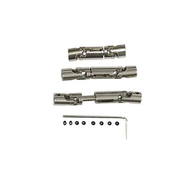 HSKB Upgrade Teile Silber Metall Antriebswelle für WPL 6WD RC Auto B-16 B-36 RC Auto – Bild 6