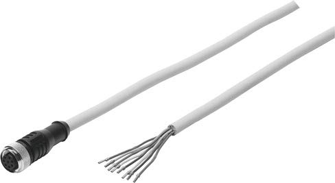 Festo 525616 Model SIM-M12-8GD-2-PU Plug Socket With Cable