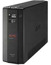 APC UPS, 1500VA UPS Battery Backup & Surge Protector, BX1500M Backup Battery, AVR, Dataline Protection and LCD Display, Back-UPS Pro Uninterruptible Power Supply