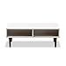 Baxton Studio Gemini Wood Contemporary Coffee Table, White