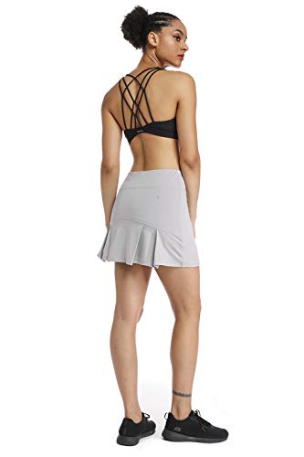 image for Ibeauti Womens Back Pleated Athletic Tennis Golf Skorts Skirts with 3 
