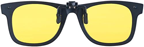 PEARL Auto-Nachtsicht-Brille: 2er-Set Nachtsicht-Brillenclips im Retro-Look, polarisiert, UV400 (Brille-Clips, Brille-Aufsatz, Sonnenbrillenaufsatz) – Bild 5