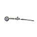 Ullman Devices C-2X Circular Inspection Mirror Magnetic Base - 2-1/4 in. Swivel-Free Angle Ball Joint Antenna Mirror. Inspection Tools