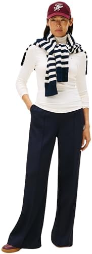 Jersey Mujer Slim Rib con Cuello Vuelto, Blanco (Ivory Silk), XL